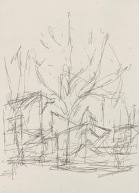 Alberto Giacometti, Composition, Feuilles éparses, Limited Edition Etching