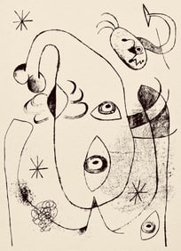 Joan Miró, Composition, The Prints of Joan Miro, Limited Edition Etching