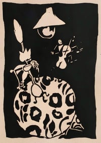 Jean Pougny, Composition, Pougny, dix linogravures originales, 1914-1920, Limited Edition Linocut