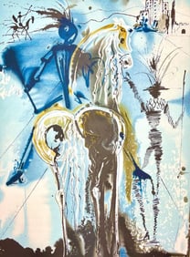 Salvador Dalí, Don Quichotte, Les Chevaux de Dalí, Limited Edition Lithograph