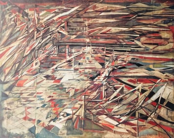 Vieira da Silva, Composition, Vieira da Silva, Peintres d'aujourd'hui, Limited Edition Lithograph