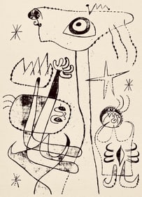 Joan Miró, Composition, The Prints of Joan Miro, Limited Edition Etching