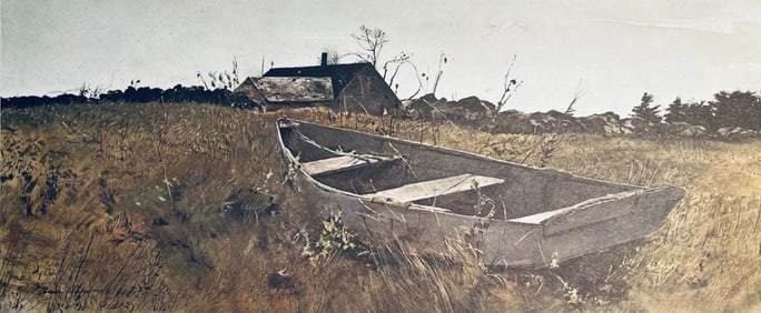 Andrew Wyeth, Teel’s Island, The Four Seasons, Limited Edition Lithograph