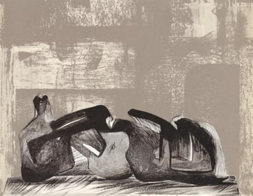 Henry Moore, Reclining Figure, Interior Setting I (Cramer 458), XXe siècle, Limited Edition