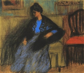 Pablo Picasso, Composition, Les Bleus de Barcelone, Limited Edition Lithograph