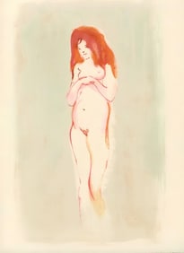Léonor Fini, Composition, Parallèlement, Limited Edition Lithograph