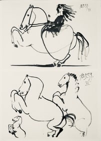 Pablo Picasso, Composition (Bloch 1276; Czwiklitzer 23), Toros y Toreros, Limited Edition Lithograph
