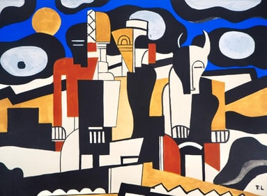 Fernand Léger, Composition, Contrastes, Limited Edition Lithograph