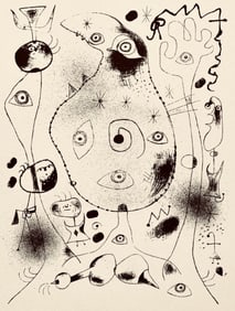 Joan Miró, Composition, The Prints of Joan Miro, Limited Edition Etching