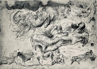 Henry Moore, Sketches for Sculpture, The Drawings of Henry Moore, Limited Edition Lithograph