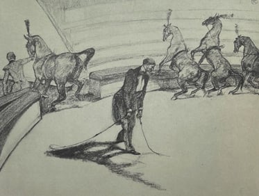 Henri de Toulouse-Lautrec, Performing Horses, Henri de Toulouse-Lautrec, At the Circus, Limited