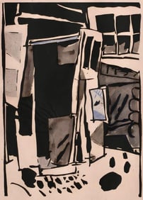 Jean Pougny, Composition, Pougny, dix linogravures originales, 1914-1920, Limited Edition Linocut