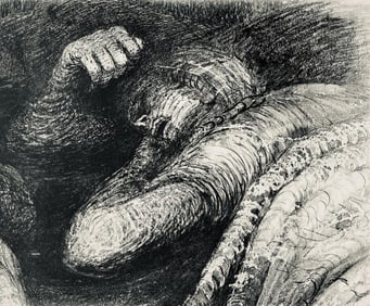 Henry Moore, Two Sleeping Shelterers (detail), The Drawings of Henry Moore, Limited Edition