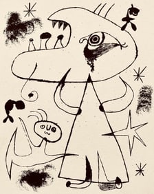 Joan Miró, Composition, The Prints of Joan Miro, Limited Edition Etching