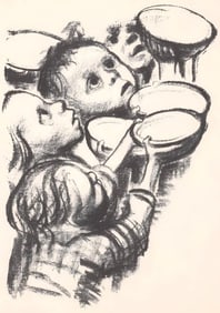Käthe Kollwitz, Germany's Children are Starving! (Deutschlands kinder hungern!), Limited