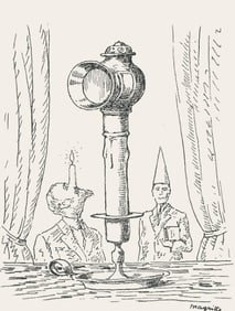 René Magritte, Composition, Dix dessins de René Magritte, Limited Edition Lithograph