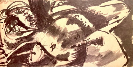 Jackson Pollock, Composition, Jackson Pollock, The Last Sketchbook, Limited Edition Lithograph