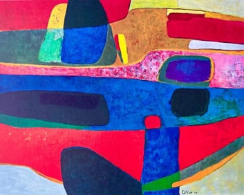 Maurice Estève, Composition, Maurice Estève, Peintres d'aujourd'hui, Limited Edition