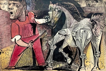 Pablo Picasso, Composition (Cramer 88), Dans l'Atelier de Picasso, Limited Edition Lithograph