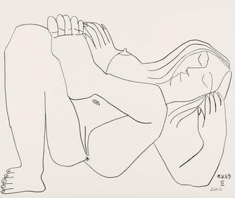 Pablo Picasso, Composition (Orozco 193-204), Au Baiser D'Avignon, Limited Edition Lithograph