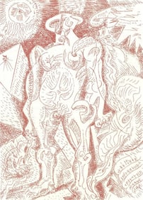André Masson, Composition (Cramer 99), Le Septieme Chant, Limited Edition Engraving