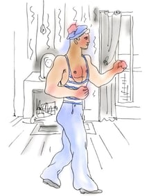 Jean Cocteau, Composition, Le Livre Blanc, Limited Edition Lithograph