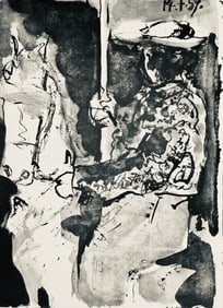 Pablo Picasso, Composition (Bloch 1276; Czwiklitzer 23), Toros y Toreros, Limited Edition Lithograph