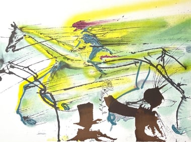 Salvador Dalí, Le Cheval de Course, Les Chevaux de Dalí, Limited Edition Lithograph