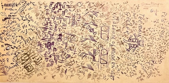 Jackson Pollock, Composition, Jackson Pollock, The Last Sketchbook, Limited Edition Lithograph