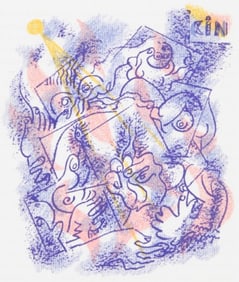 André Masson, Composition (Cramer 97), Une Étoile de Craie, Limited Edition Lithograph