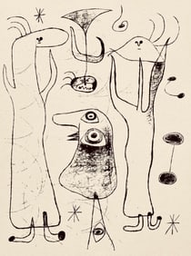 Joan Miró, Composition, The Prints of Joan Miro, Limited Edition Etching