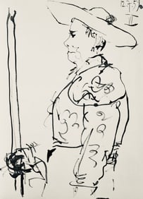 Pablo Picasso, Composition (Bloch 1276; Czwiklitzer 23), Toros y Toreros, Limited Edition Lithograph