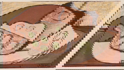 Georges Braque, Composition, Braque Espaces, 13 Dessins, Lavis, Aquarelles, Limited Edition