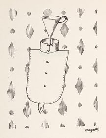 René Magritte, Composition, Dix dessins de René Magritte, Limited Edition Lithograph