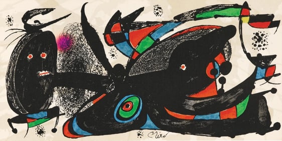 Joan Miró, Composition (Cramer 225; Mourlot 940), Limited Edition Lithograph