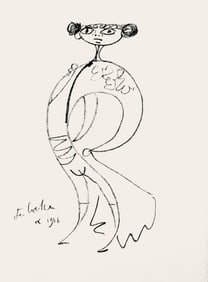 Jean Cocteau, Composition, Taureaux, Limited Edition Lithograph