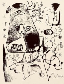 Joan Miró, Composition, The Prints of Joan Miro, Limited Edition Etching