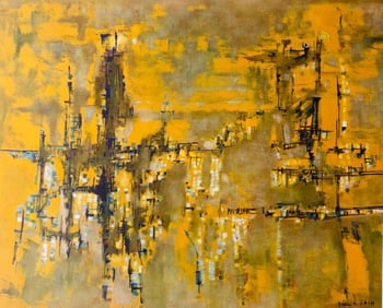 Vieira da Silva, Composition, Vieira da Silva, Peintres d'aujourd'hui, Limited Edition Lithograph