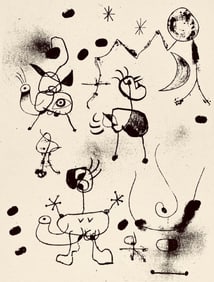 Joan Miró, Composition, The Prints of Joan Miro, Limited Edition Etching