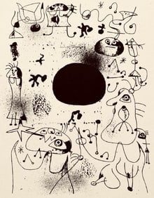 Joan Miró, Composition, The Prints of Joan Miro, Limited Edition Etching