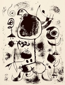 Joan Miró, Composition, The Prints of Joan Miro, Limited Edition Etching