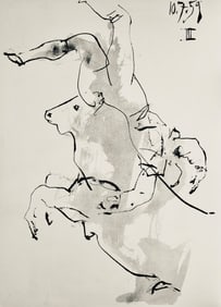 Pablo Picasso, Composition (Bloch 1276; Czwiklitzer 23), Toros y Toreros, Limited Edition Lithograph
