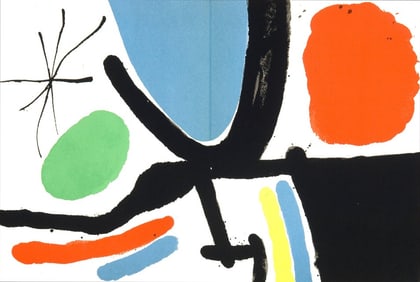 Joan Miró, Composition (Mourlot 872-881; Cramer 164), El tapís de Tarragona, Limited