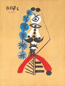 Pablo Picasso, Composition (Orozco 207-261), Vingt-Neuf Portraits Imaginaires, Limited Edition