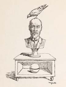 René Magritte, Composition, Dix dessins de René Magritte, Limited Edition Lithograph