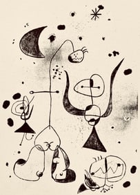 Joan Miró, Composition, The Prints of Joan Miro, Limited Edition Etching