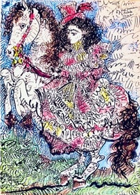 Pablo Picasso, Composition (Bloch 1276; Czwiklitzer 23), Toros y Toreros, Limited Edition Lithograph