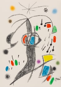 Joan Miró, Composition (Mourlot, 1051-1072), Maravillas con Variaciones acrósticas en el