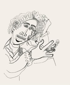 Marc Chagall, Composition, Suite Provinciale avec 92 dessins inédits de Marc Chagall, Limited