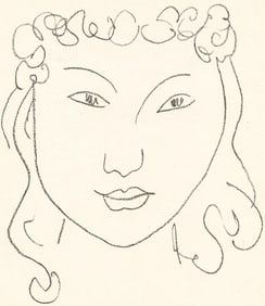 Henri Matisse, Composition (Duthuit No. 17), Pierre à feu, Les Miroirs profonds, Limited